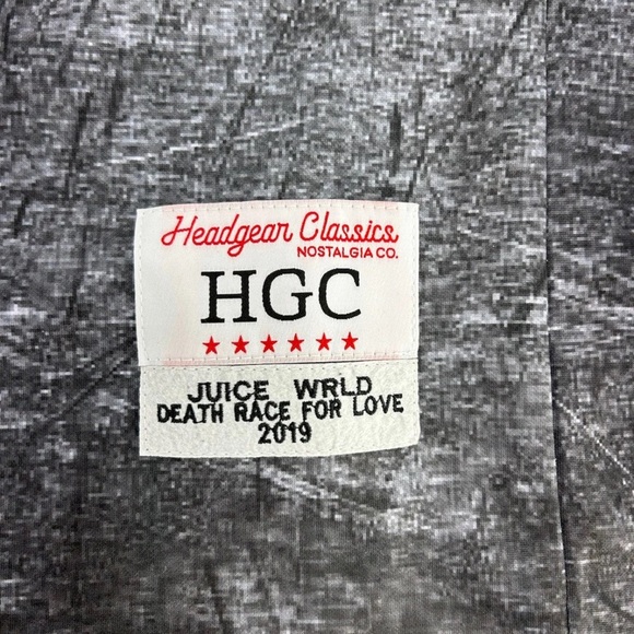 Headgear Classis Juice WRLD Death Race For Love Basketball Jersey Size L - Picture 2 of 5
